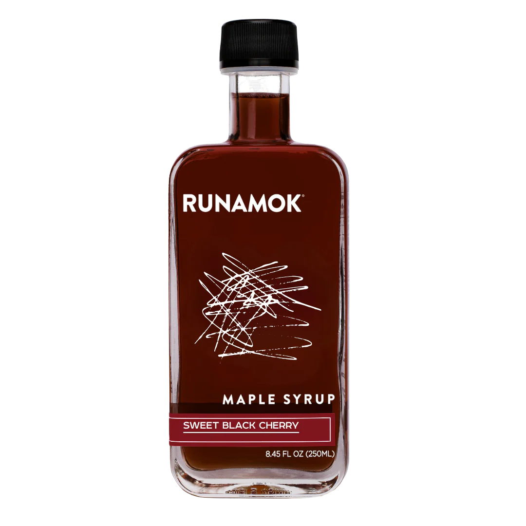 Sweet Black Cherry Infused Maple Syrup
